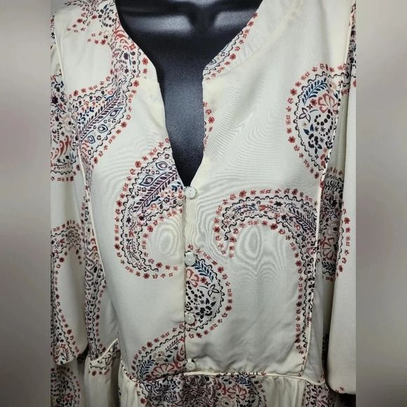 NWT Cal Style Paisley Print Tunic sz XL Babydoll Cut - Picture 3 of 11